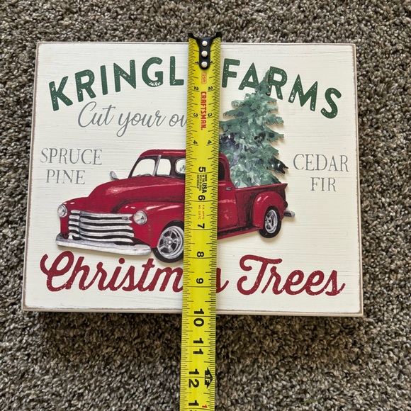 Christmas Trees Truck Wood Sign - Picture 2 of 3